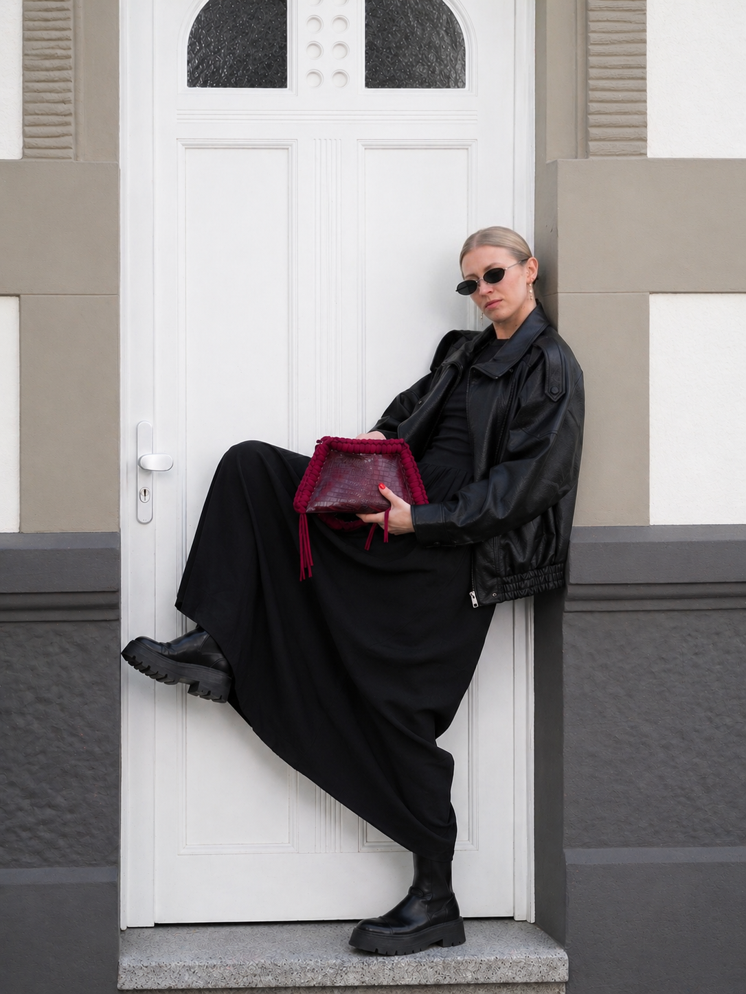 Lady Ferrari - Leather Crochet Bag