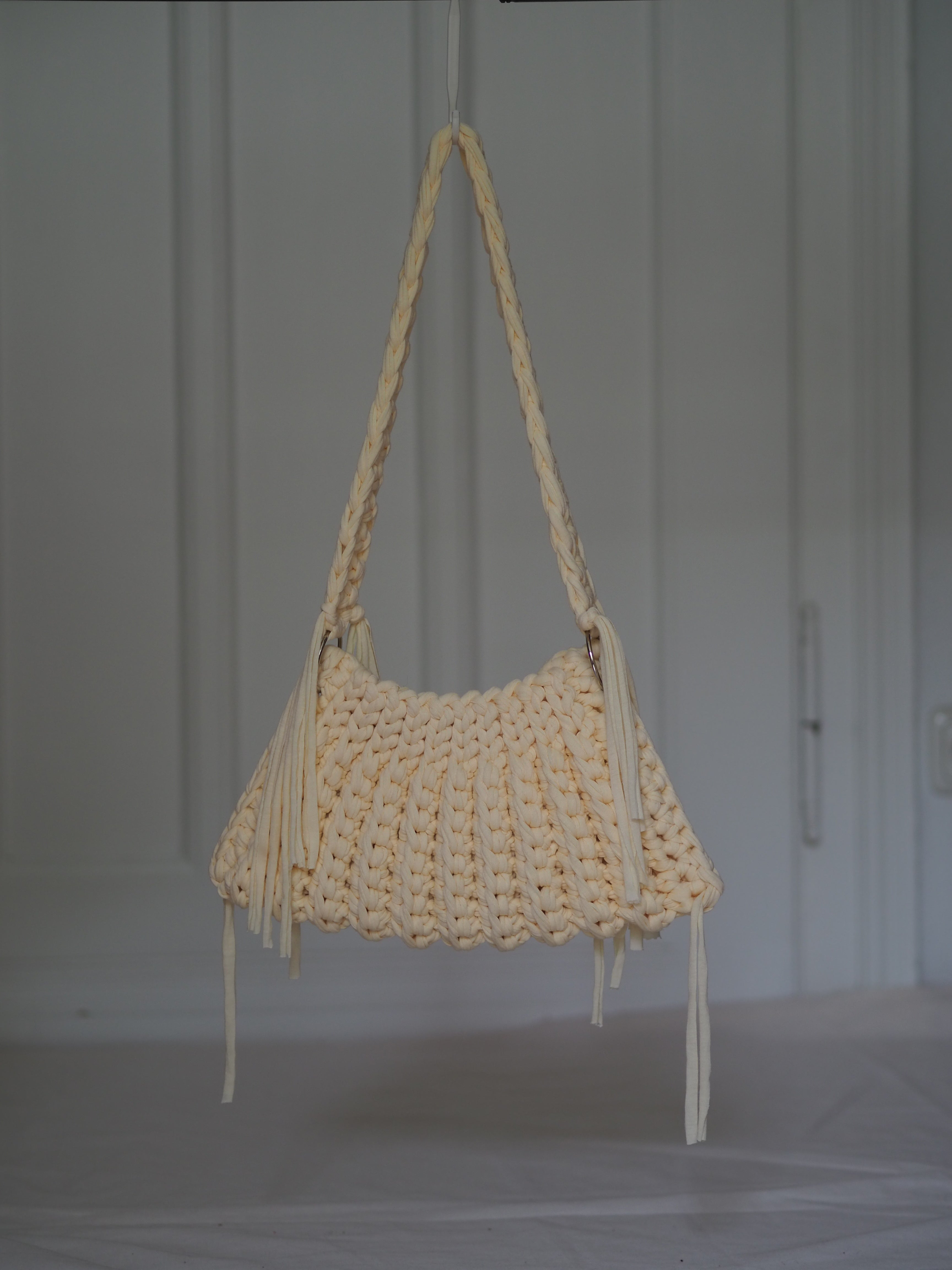 Luna Bag/ Häkeltasche (einfarbig)