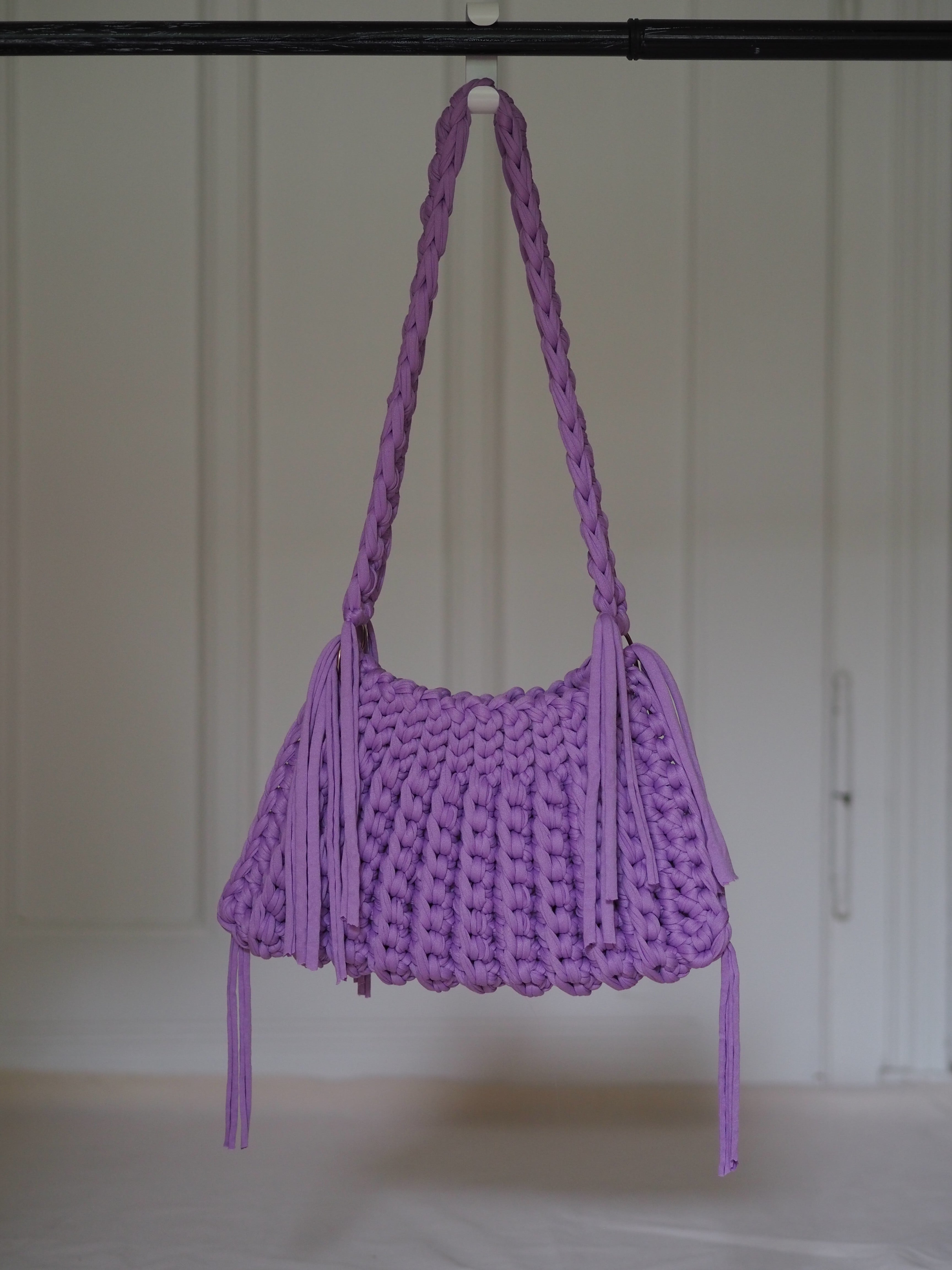 Luna Bag/ Häkeltasche (einfarbig)