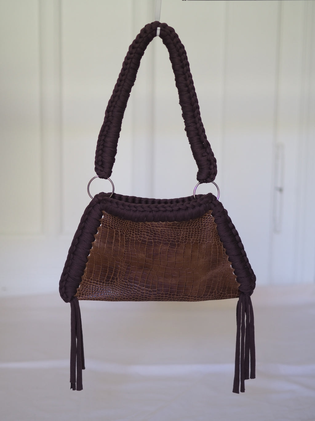 Terra Bag - Leather Crochet Bag