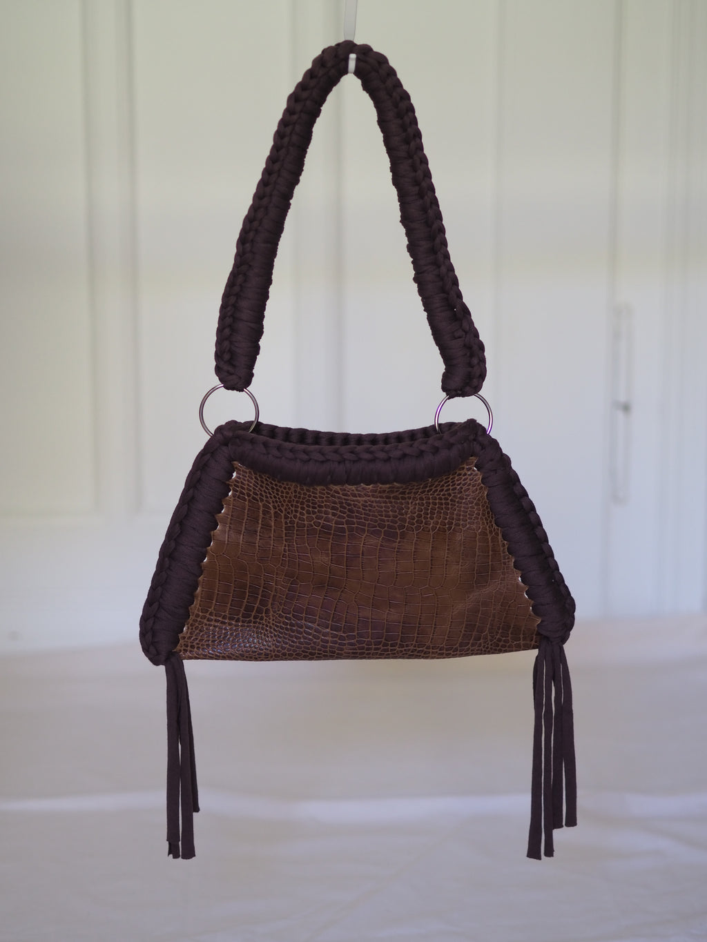 Terra Bag - Leather Crochet Bag