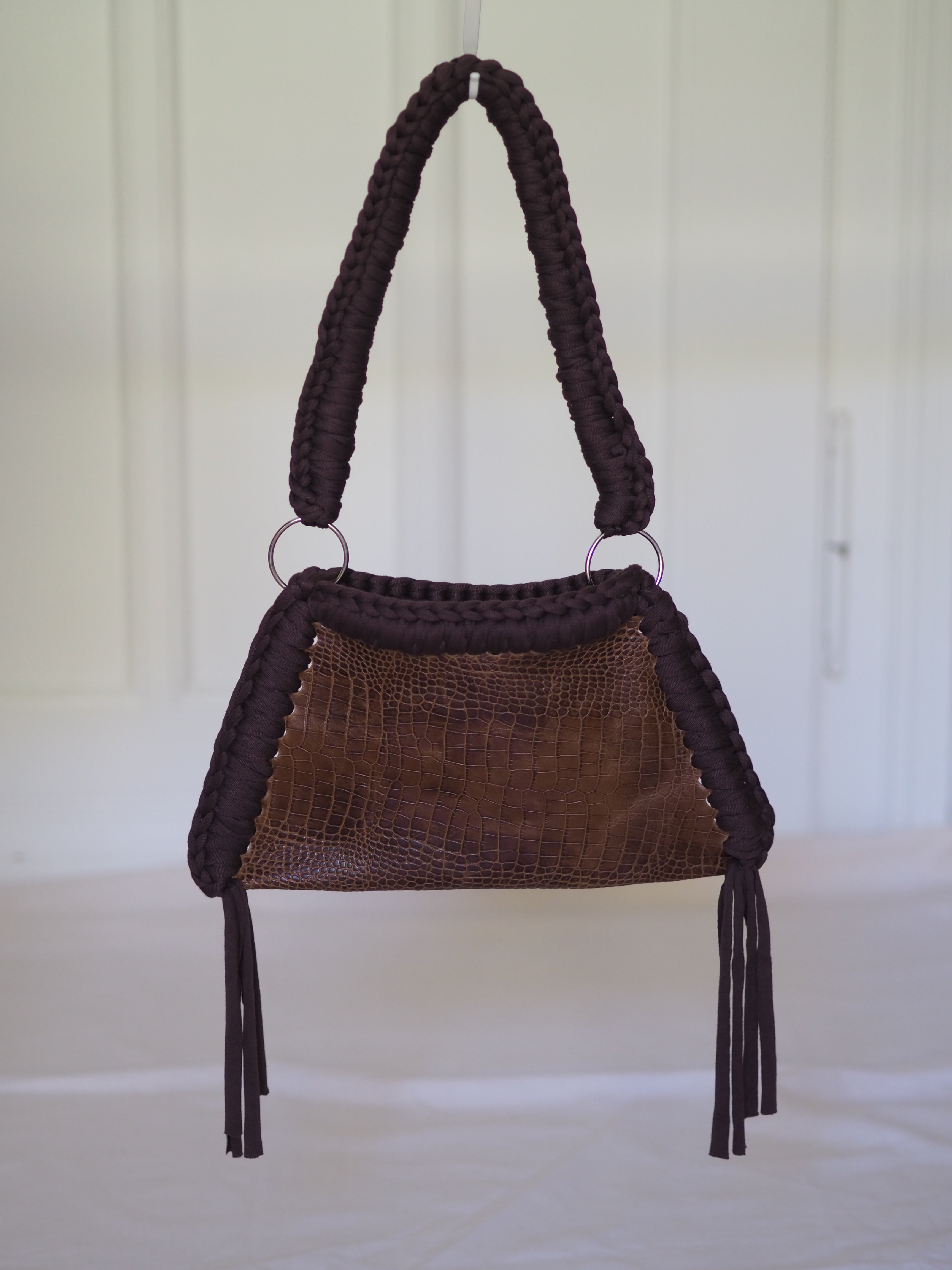 Terra Bag - Leather Crochet Bag
