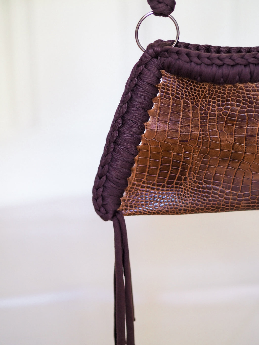 Terra Bag - Leather Crochet Bag