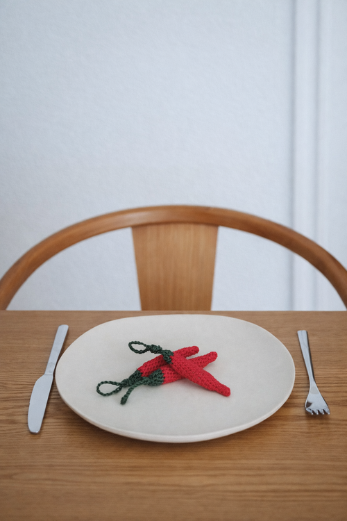 Chili Schlüssel-/ Taschenanhänger